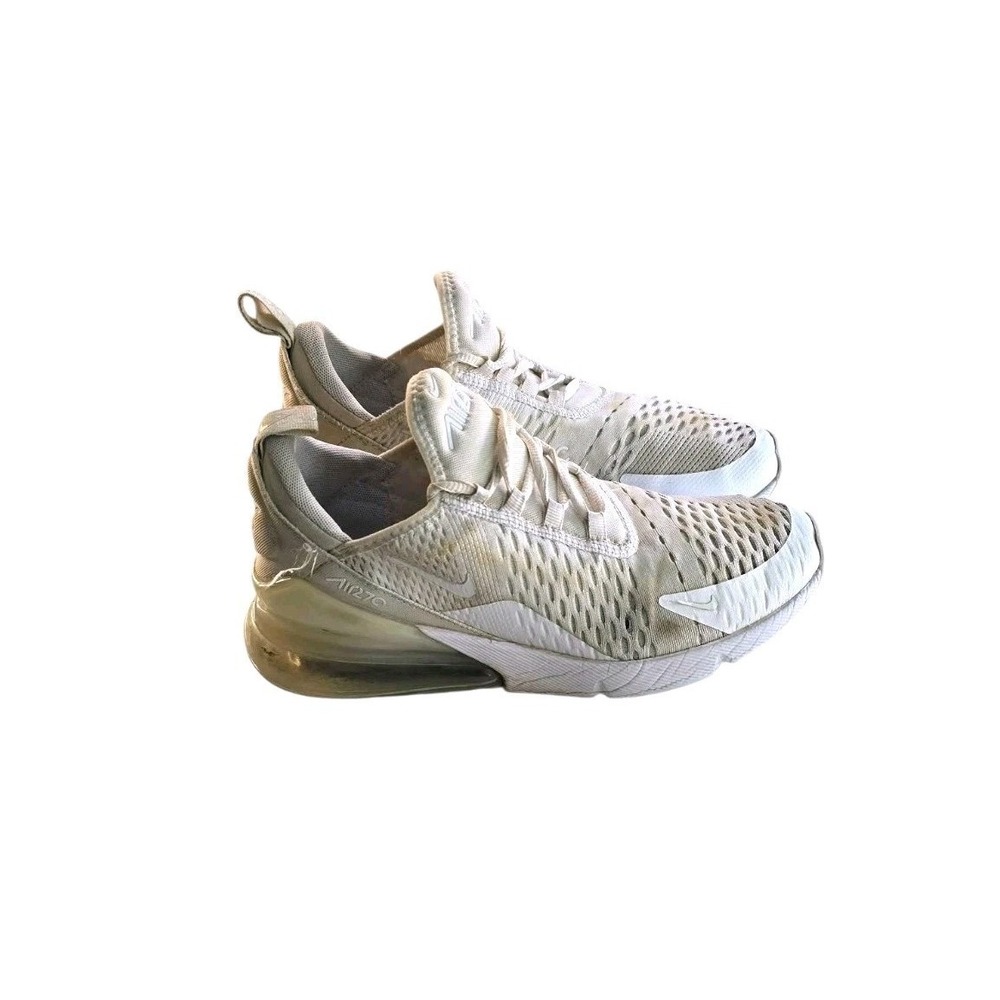 Nike Air Max 270 Shoes Youth Size 6.5 Youth Womens 8 White GS Running 943345 103